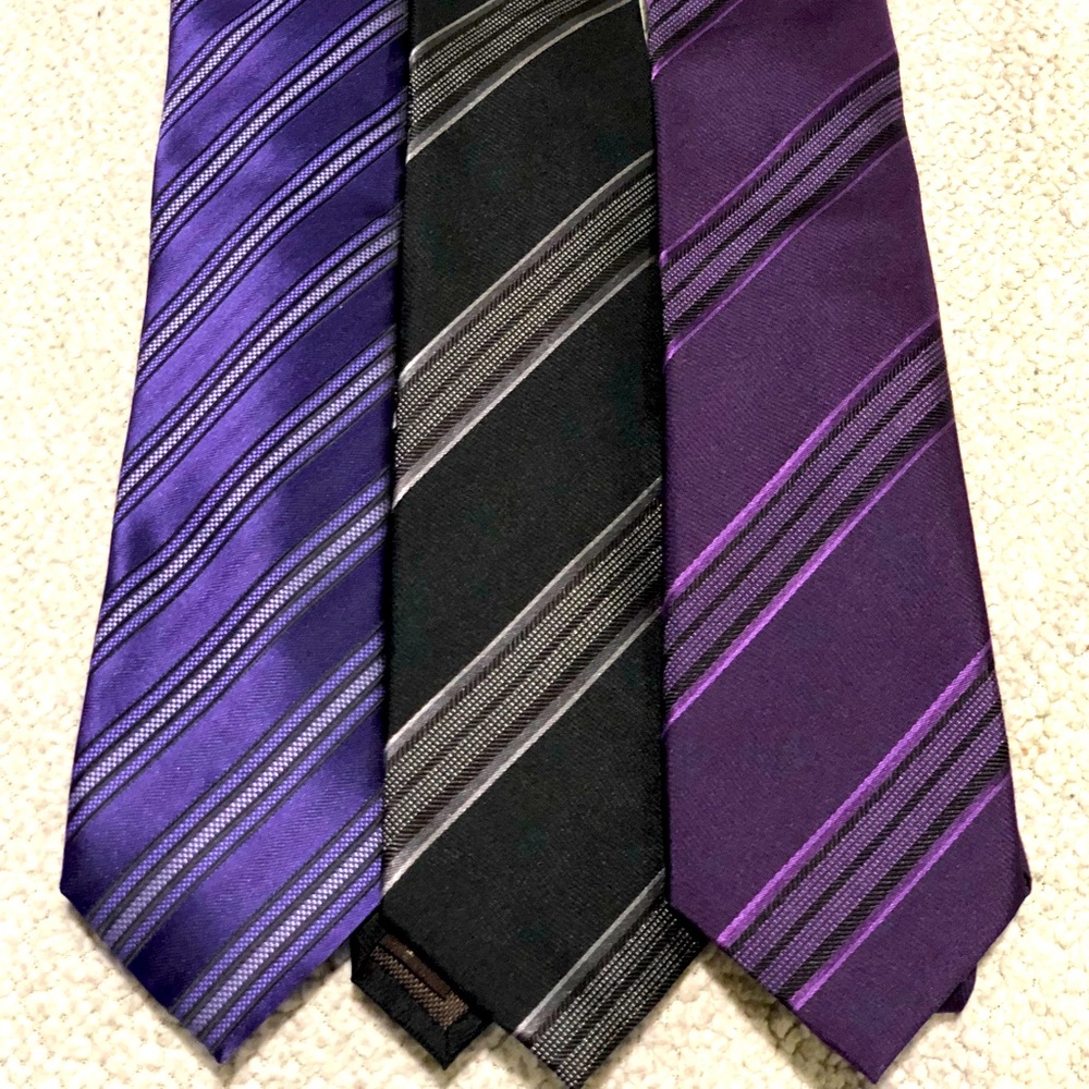 Three Mens Silk Ties like new